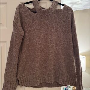 Anthropologie Brown Sweater